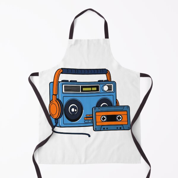 Item preview, Retro Boombox and Cassette Tape designed and sold by Sage Print House.