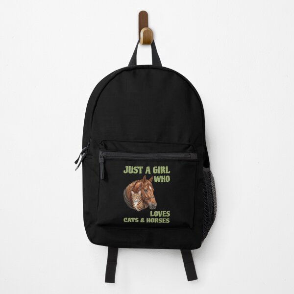 Item preview, Girl who loves cats and horses. designed and sold by ReneMM.