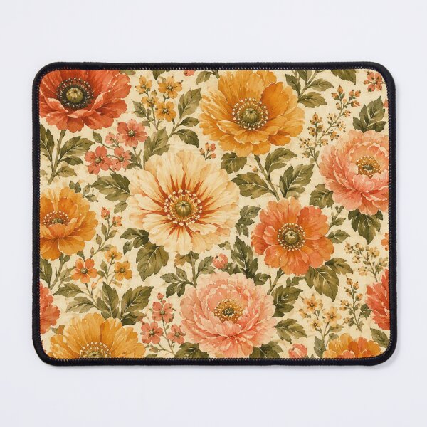Item preview, Vintage Warm-Toned Floral Pattern designed and sold by Vintage-Lady65.