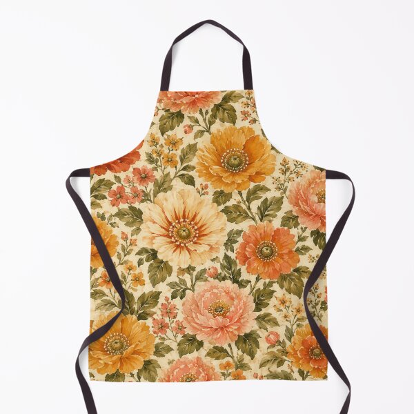 Item preview, Vintage Warm-Toned Floral Pattern designed and sold by Vintage-Lady65.