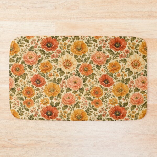 Item preview, Vintage Warm-Toned Floral Pattern designed and sold by Vintage-Lady65.