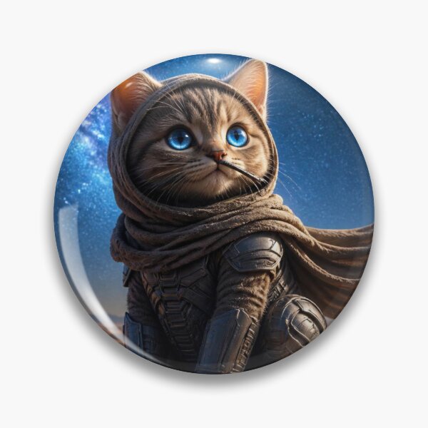 Item preview, The Spice Meow Cute Sci-Fi Desert Warrior Cat Design designed and sold by SALVO180674.