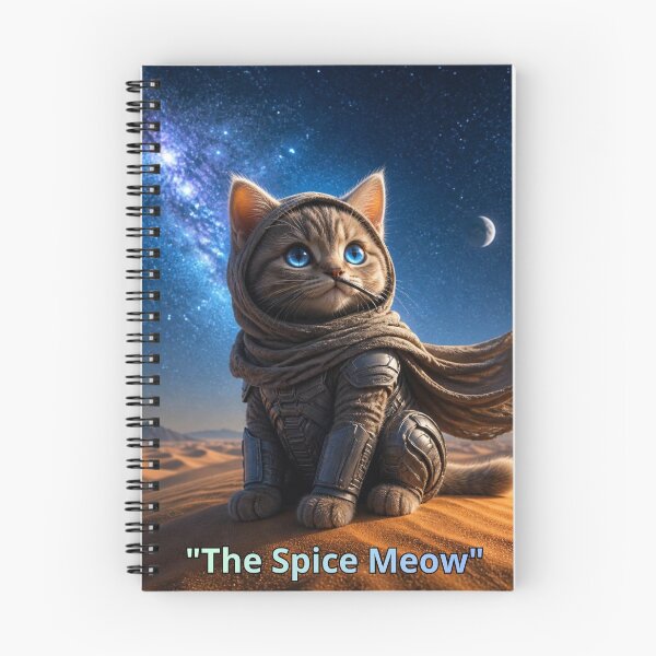 Item preview, The Spice Meow Cute Sci-Fi Desert Warrior Cat Design designed and sold by SALVO180674.