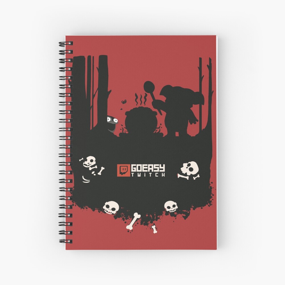 GoEaSyTwitch Rusterella Edition Spiral Notebook