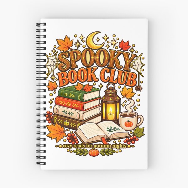 Item preview, Spooky Book Club – Cozy Autumn Reading Fall Book Lover Design designed and sold by WovenEchoStudio.