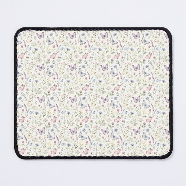 Item preview, Butterfly Meadow Cottagecore Pattern designed and sold by Inkworksbyshery.