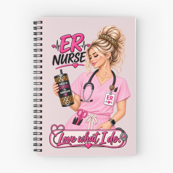 Item preview, ER Nurse – Love What I Do | Pink Leopard Emergency Nurse designed and sold by HO•Designs.