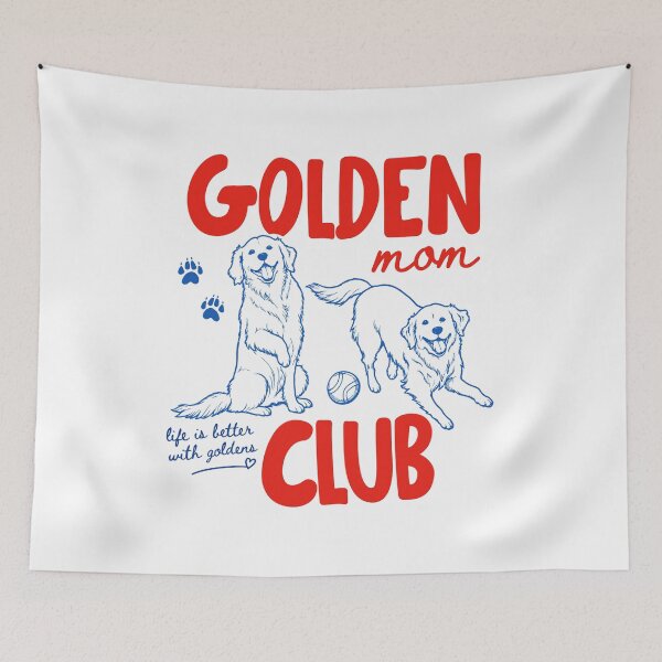 Item preview, Golden Mom Club Shirt, Golden Dog Mom Shirt, Dog Lover Gift, Retriever Dog , Fur Mama , Dog Mama , New Dog Mom Gift designed and sold by gunaone-design.