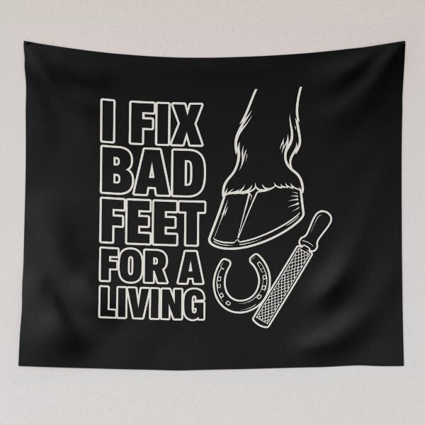 Item preview, I Fix Bad Feet For A Living Funny Farrier Gift designed and sold by DreamLayerStudio.