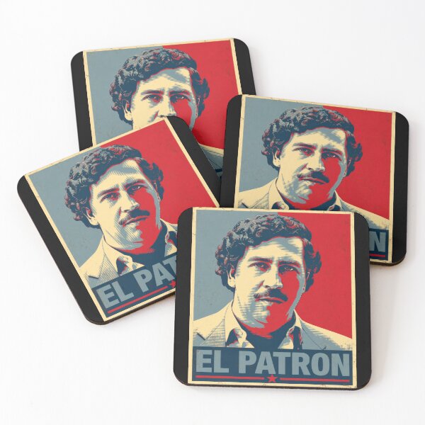 Item preview, El Patron Pablo Escobar Distressed Vintage Poster Graphic, Colombian Narcos Portrait, Retro Cartel Kingpin Streetwear Design designed and sold by DyfunctionalTee.