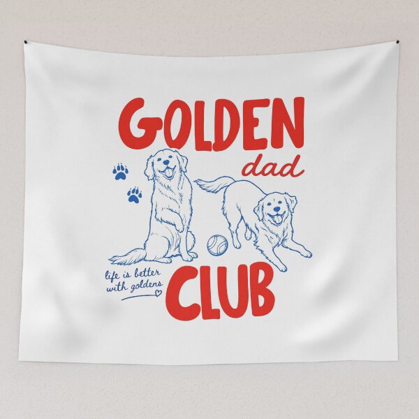 Item preview, Golden Dad Club , Golden Dog Dad , Dog Lover Gift, Retriever Dog , Fur Papa , Dog Papa , New Dog Dad Gift designed and sold by gunaone-design.