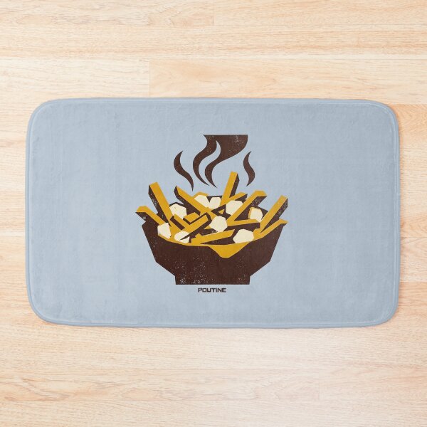 Item preview, Vintage Hot Poutine Bowl Canadian Food Illustration Retro Art designed and sold by KiwiRider.