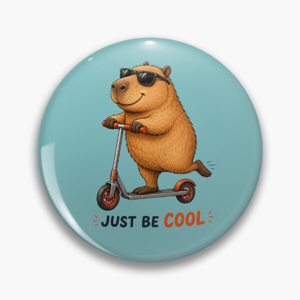 Item preview, Just Be Cool Cute Scooter Animal designed and sold by RosalesArts.