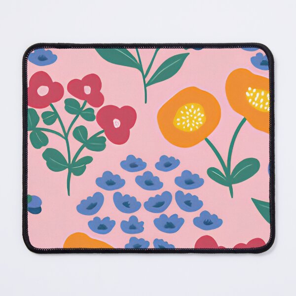 Item preview, Cute Pink Spring Wildflower Meadow Seamless Pattern designed and sold by LuxocaDesigns24.