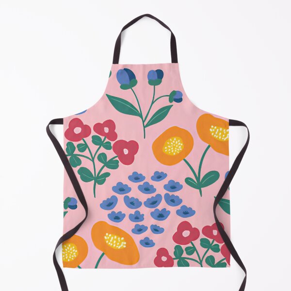 Item preview, Cute Pink Spring Wildflower Meadow Seamless Pattern designed and sold by LuxocaDesigns24.