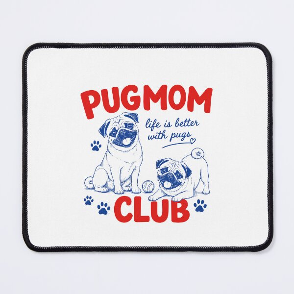 Item preview, Pug Dog Mom Club designed and sold by gunaone-design.