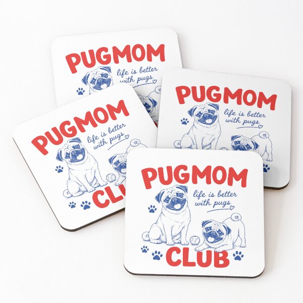 Item preview, Pug Dog Mom Club designed and sold by gunaone-design.