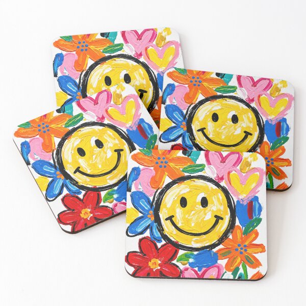 Item preview, Colorful Happy Floral Doodle Pattern designed and sold by SayMaria.
