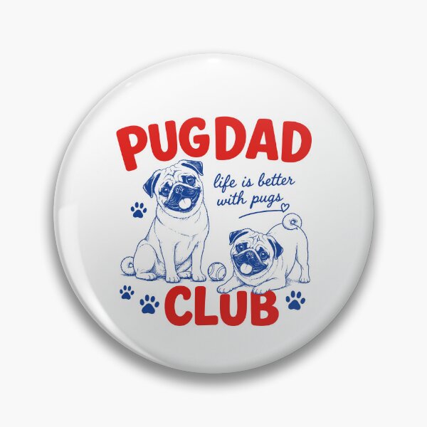 Item preview, Pug Dog Dad Club designed and sold by gunaone-design.
