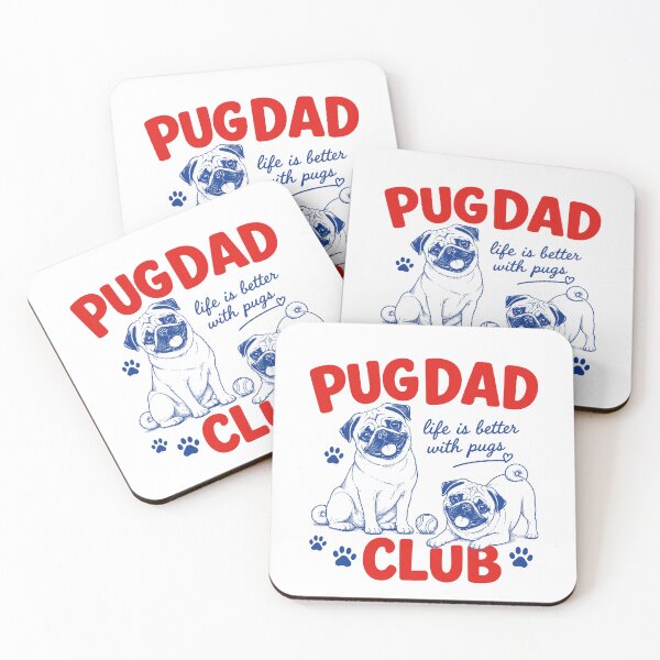 Item preview, Pug Dog Dad Club designed and sold by gunaone-design.