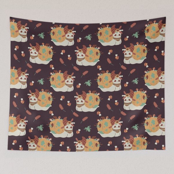 Item preview, Autumn Snail with Pumpkin Shell  designed and sold by Stephanie Hardy.