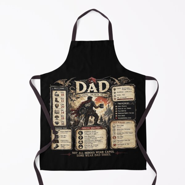 Item preview, DnD DAD Nerdy dungeon master daddy designed and sold by MrHide.