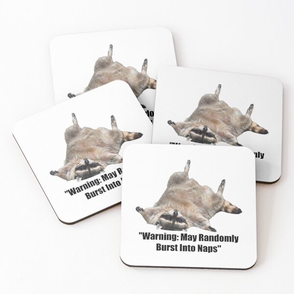 Item preview, Warning: May Randomly Burst Into Naps, Funny Sleep designed and sold by CloudyPress.
