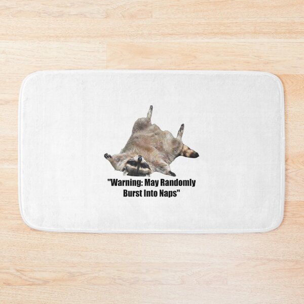 Item preview, Warning: May Randomly Burst Into Naps, Funny Sleep designed and sold by CloudyPress.