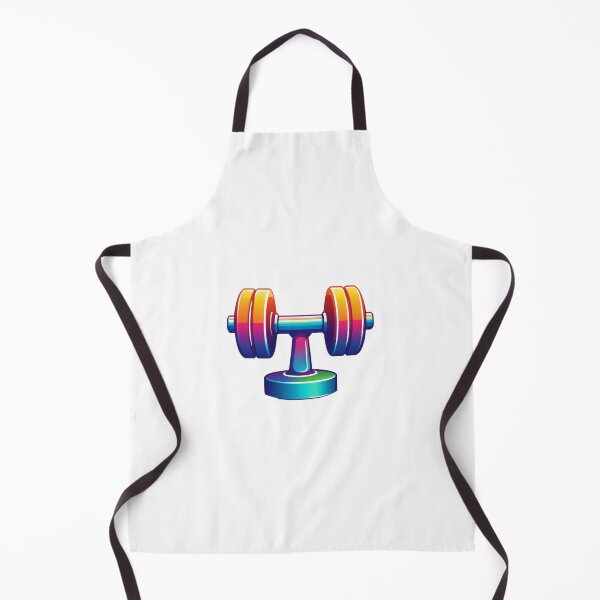 Item preview, Motivational Dumbbell Icon Holographic Rainbow Style – Gym lover gift designed and sold by michallechowicz.