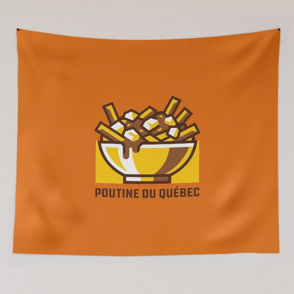Item preview, Poutine Du Quebec Classic Canadian Food Bowl Vector Graphic designed and sold by KiwiRider.