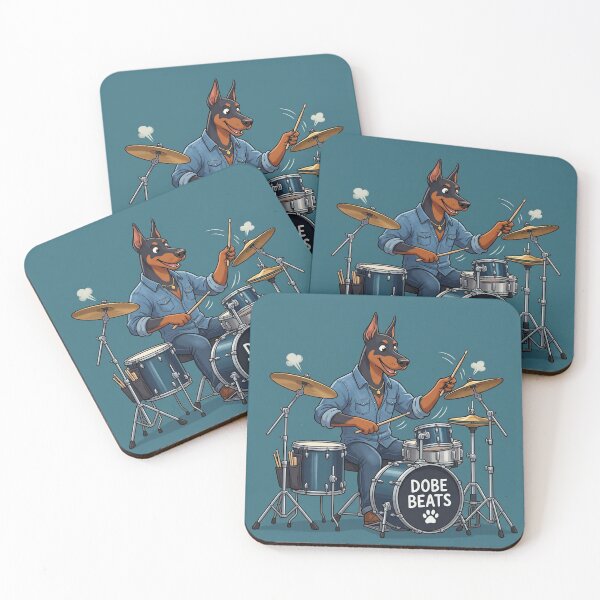 Item preview, Doberman Drummer designed and sold by snoWorkshop.