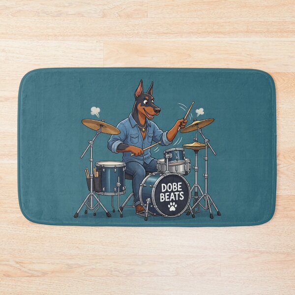 Item preview, Doberman Drummer designed and sold by snoWorkshop.
