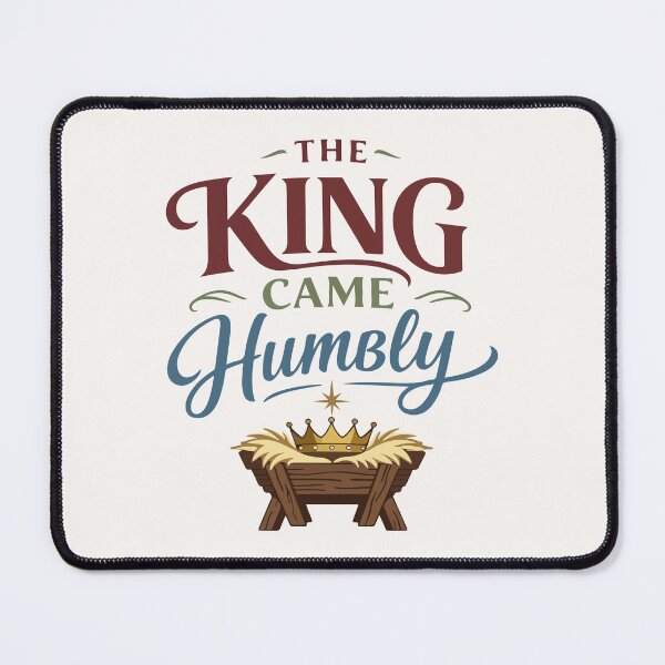 Item preview, The King Came Humbly Holiday Typography  designed and sold by stylishdzign.