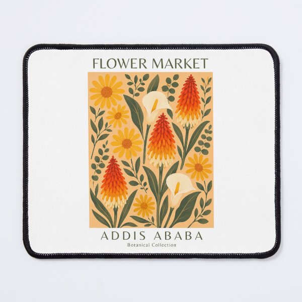 Item preview, Addis Ababa - Flower Market designed and sold by StudioRedKoala.