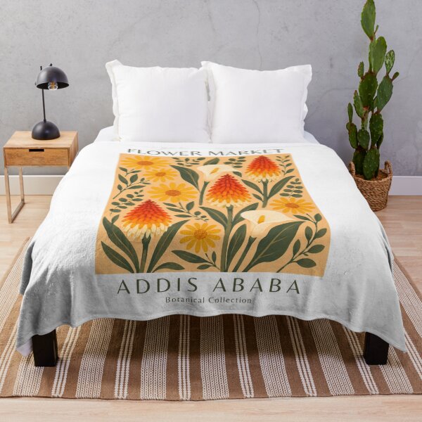 Item preview, Addis Ababa - Flower Market designed and sold by StudioRedKoala.
