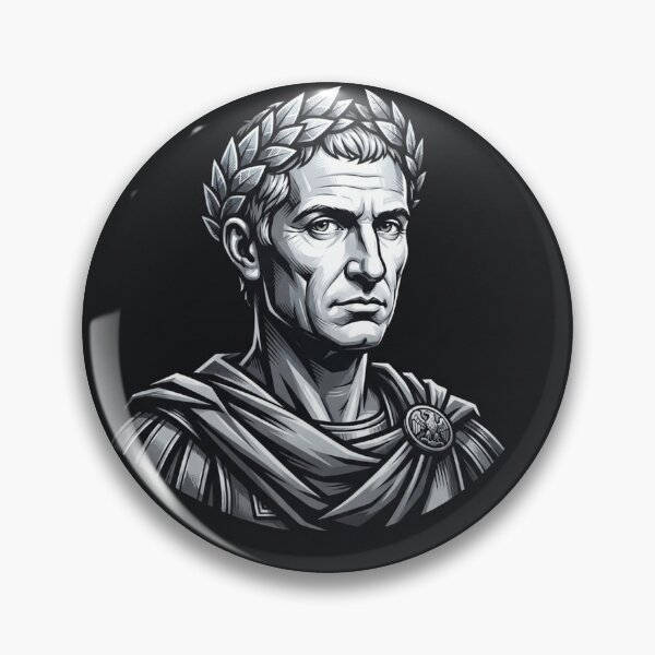Artikelvorschau, Klassische Illustration eines Porträts des römischen Kaisers Julius Caesar entworfen und verkauft von Owcomm.