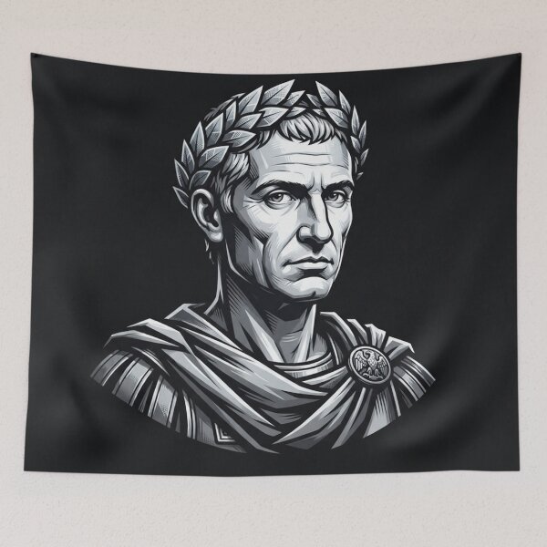 Item preview, Classic Julius Caesar Roman Emperor Portrait Illustration designed and sold by Owcomm.