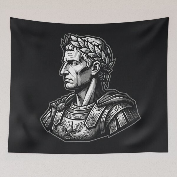 Item preview, Julius Caesar Roman Emperor Profile Portrait designed and sold by Owcomm.
