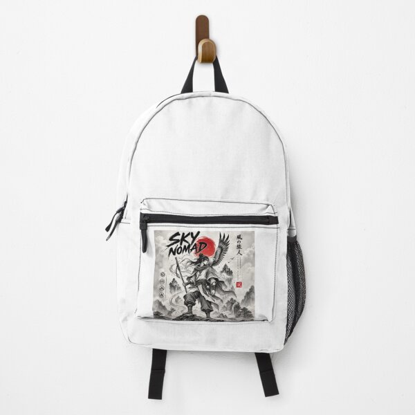 Item preview, Sky Nomad – Japanese Ink Fantasy Warrior | Vintage Samurai Adventure Art designed and sold by WildPetal.