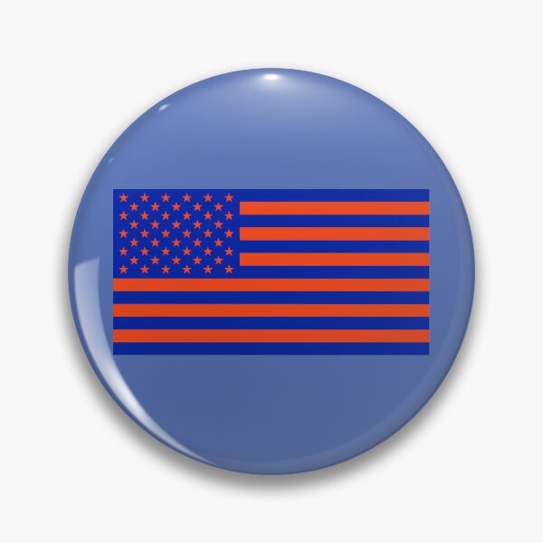 Item preview, Orange and Blue American Flag designed and sold by Karate Octopus.