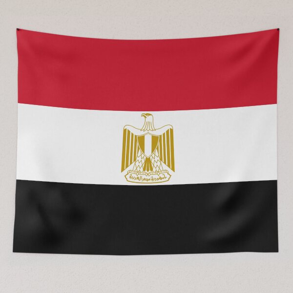 Item preview, Vintage Egypt Flag - Distressed Retro Style designed and sold by youngVl.