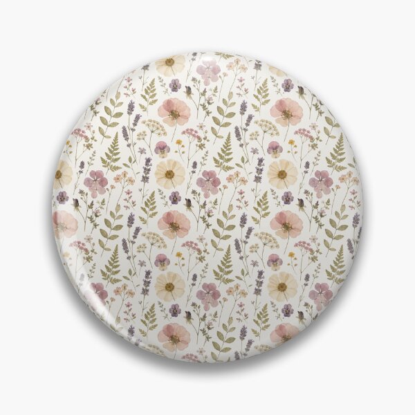 Item preview, Pressed Flower Journal Cottagecore Pattern designed and sold by Inkworksbyshery.