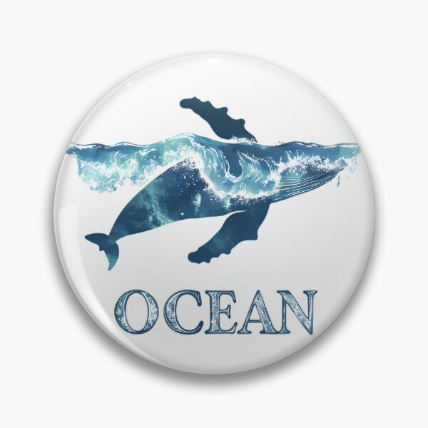 Item preview, Ocean Whale Silhouette designed and sold by Structure-Blue.