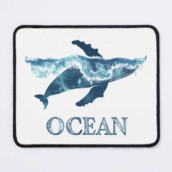 Item preview, Ocean Whale Silhouette designed and sold by Structure-Blue.