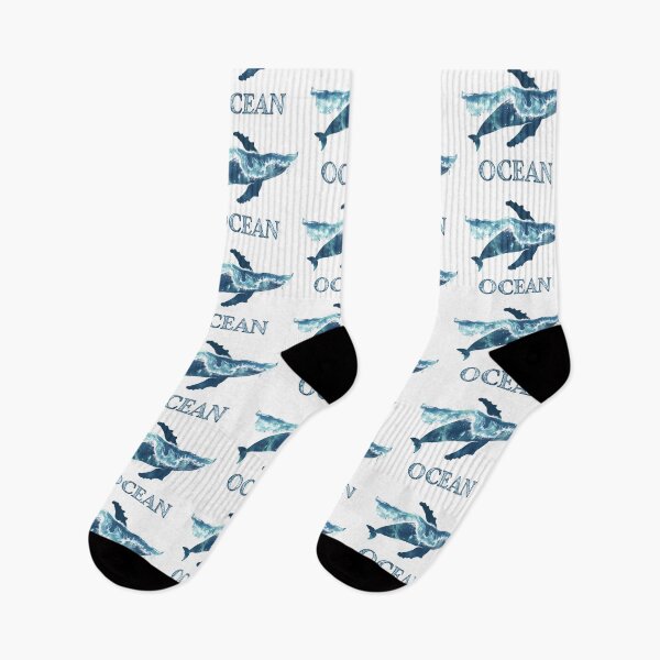 Item preview, Ocean Whale Silhouette designed and sold by Structure-Blue.