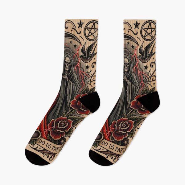 Item preview, Tattoo Reaper & Crimson Bride designed and sold by WitchyWallpaper.
