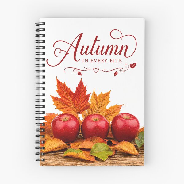 Item preview, Autumn in Every Bite Logo and Apples designed and sold by DansCreations42.