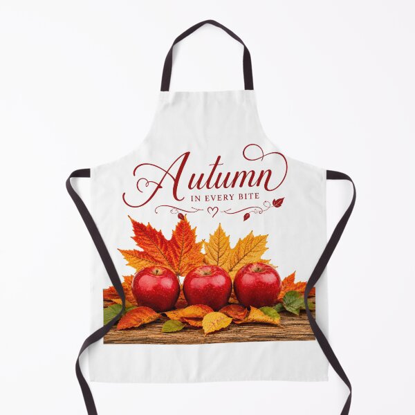 Item preview, Autumn in Every Bite Logo and Apples designed and sold by DansCreations42.