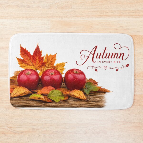 Item preview, Autumn in Every Bite Logo and Apples designed and sold by DansCreations42.