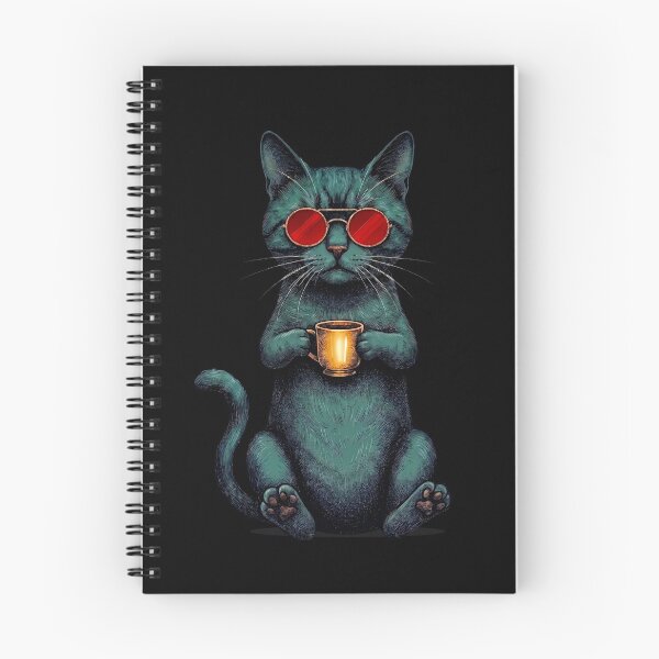 Item preview, Cat Coffee Time - Cool Retro Cat Lover designed and sold by ferniesee.